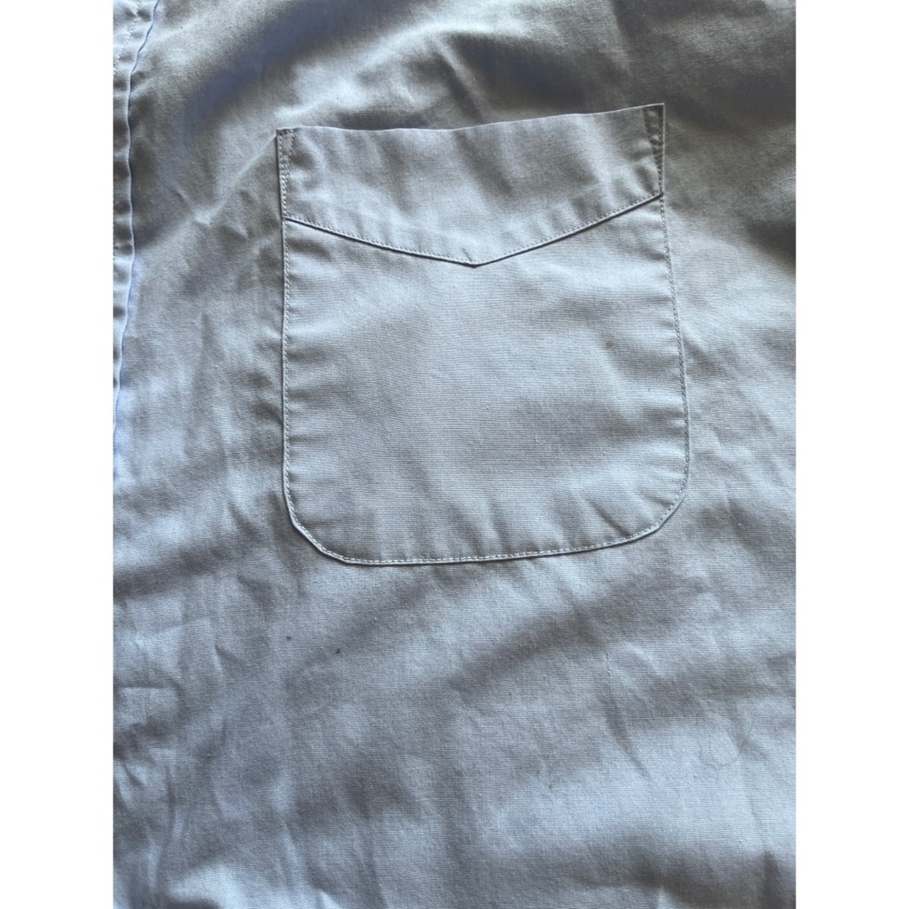 Arrow Criterion Men’s 16.5 Light Blue Long Sleeve Button Down Dress Shirt. - Picture 3 of 8